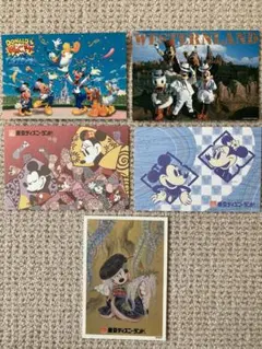 ディズニー　ポストカード　５枚セット　まとめ売り