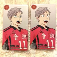 ハイキュー ゴミ捨て場の決戦展トレーディングチケット風カード灰羽リエーフ