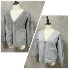 アーバンリサーチドアーズ/ボアジャケット/one/リバーシブル Vネック