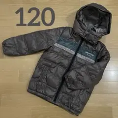BeBe ACTLF ダウンジャケット 120cm グレージュブラウン 中綿