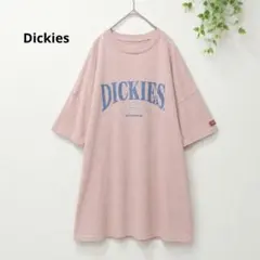 Dickies ディッキーズ Tシャツワンピース ピンク ビッグロゴ F 半袖のサムネイル