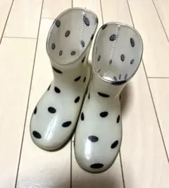 petit main 水玉模様 レインブーツ　16cm