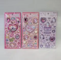 キラキラジュエルシール キティ マイメロ チャーミーキティ