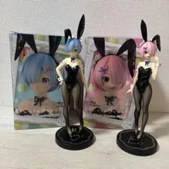 【中古】リゼロ　BICute Bunnies フィギュア　レム　ラム　2種セット