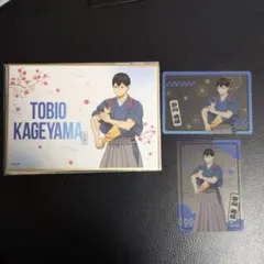 ハイキュー!!　影山飛雄　色紙＆クリアカード