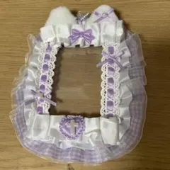 トレカケース デコ レース 紫