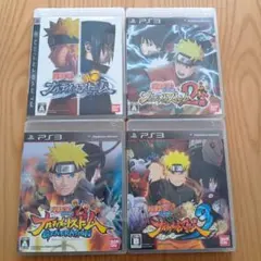 NARUTO -ナルト- PS3ソフト 4本セット