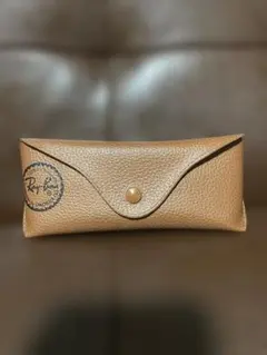Ray-Ban ゴールド メガネケース クリーニングクロス付き