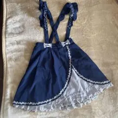 A様専用 axes femme kids ネイビー フリルサスペンダースカート