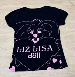 LIZ LISA doll 半袖Tシャツ ブラック y2k　平成　ギャル　うさぎ