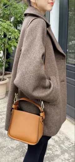 スピックアンドスパン購入⭐︎ TICCAコートPコート　ブラウン