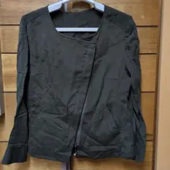 LAUTREAMONT ノーカラージャケット オリーブ