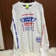 HUF ロゴ入りロンＴ