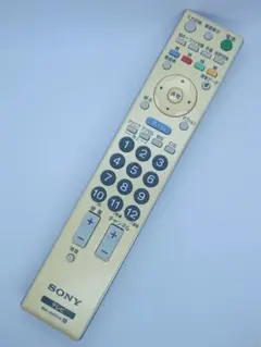 ☆分解清掃済☆SONY テレビ用リモコン RM-JD017W(4-36)