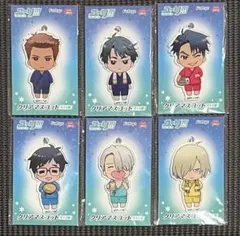 ユーリ!!! on ICE もちもちマスコット 6個セット ユーリ!!! on ICE もちもちマスコット箱買いでアニメイト特典