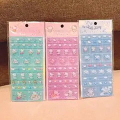m*e様 ハローキティ タイルシール 3種セット