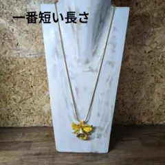 ゴールド 花モチーフ ネックレス