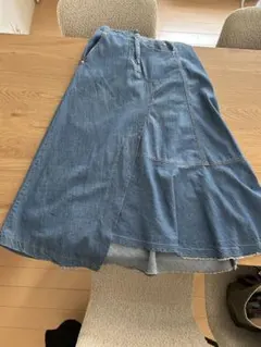 デニムフレアスカート