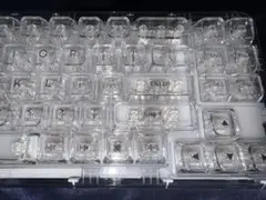 YUNZII X71 メカニカルキーボード ワイヤレス クリスタルアイス軸