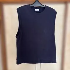 【JUNRED】ネイビー ノースリーブベスト Mサイズ