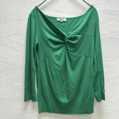 超美品✨NATURAL BEAUTY BASIC グリーン長袖トップス M