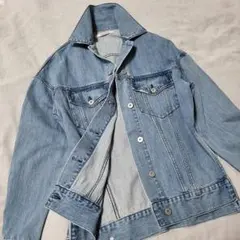 美品☆ヤマダヤ☆RADIATE ライトブルー スリットデニムGジャン