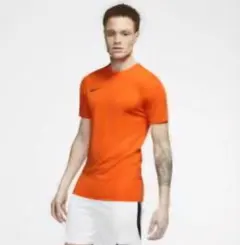 【新品未使用】ナイキDRY-FIT 半袖シャツ オレンジ