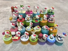 【平成レトロ激レア】ハローキティ ペットボトルキャップ 25個