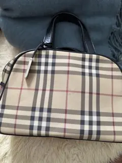 Burberry チェック柄 ハンドバッグ
