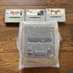 【ジャンク品】スーパーファミコン 本体 + ソフト3本セット