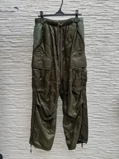 elephant tribal fabrics キルティングカーゴパンツ elephant TRIBAL fabrics / CutOff Quilting Cargo Pants エレファント