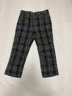 新品未使用【ZARA 】ツイード パンツ Lサイズ