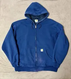 Carharttカーハート ジップパーカー 裏サーマル ダブルフェイス ネイビー