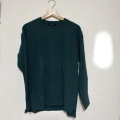RAGEBLUE ダークグリーン 長袖セーター　M メンズ