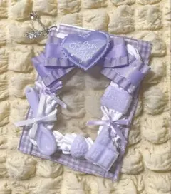 【67】ホイップデコ　トレカケース　硬質ケース　紫