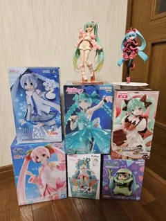 初音ミク フィギュアまとめ売りセット SNOW MIKU 桜ミク チョコミク 他