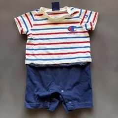 Champion ベビー ロンパース 70cm ボーダーのサムネイル