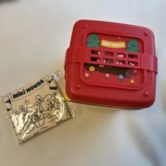 【新品未使用】エコバッグ付　MIKI HOUSE 3段弁当箱 保冷剤付きのサムネイル