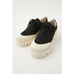 MOUSSY RUGGED SOLE CANVAS DECK ブラック 22.5のサムネイル