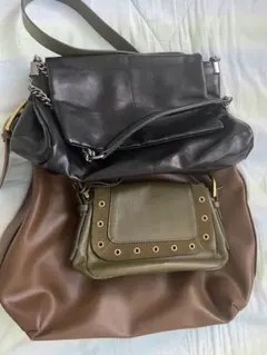 バッグ 3点セット FOSSIL・ZARA・ノーブランドのサムネイル