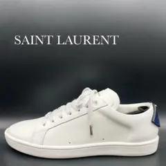 未使用希少 SAINT LAURENT サンローラン レザースニーカー 43 白 