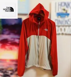 ぶ*〜様 THE NORTH FACE フード付 レッド/ベージュ　メンズ　2-