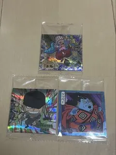 ONEPIECE大海賊シールウエハースバギーゾロジンベエ