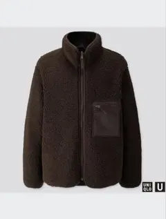 ユニクロU ボアフリースリバーシブルジャケット