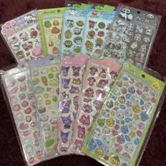 夜だけ値下げ⭐︎ 新品未使用　まとめ売り　ぷっくりシール　立体シール　10枚セット