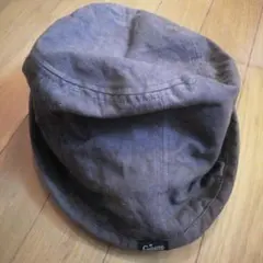 【麻50％綿50％】GOHEMP バケットハット ヘンプ混 グレーのサムネイル
