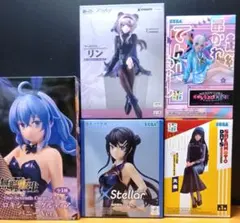 最新プライズ 美少女フィギュアまとめ売り【５点】