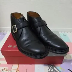 【美品】REGAL モンクストラップ レザーシューズ 25.5cm 本革