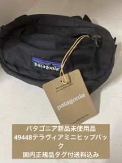 新品 パタゴニア テラヴィアミニヒップバック　タグ付送料込　49448