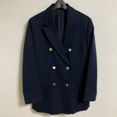 GU ダブルブレストブレザー 紺ブレ ジャケット XLサイズ 大きいサイズ